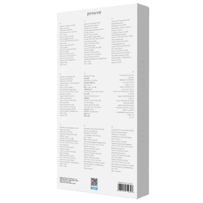 Ekstern Batteri Proove Illuminator 2, 10000mAh, 22.5W, QC + PD, 2 x USB-A - 1 x USB-C, Svart PBIP10212201