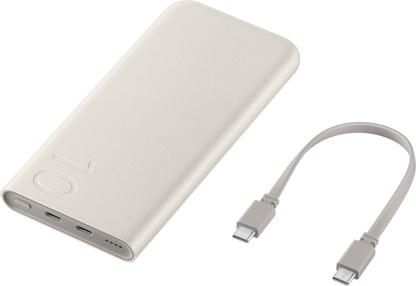 Samsung Ekstern Batteri, 10000mAh, Beige EB-P3401XUEGWW