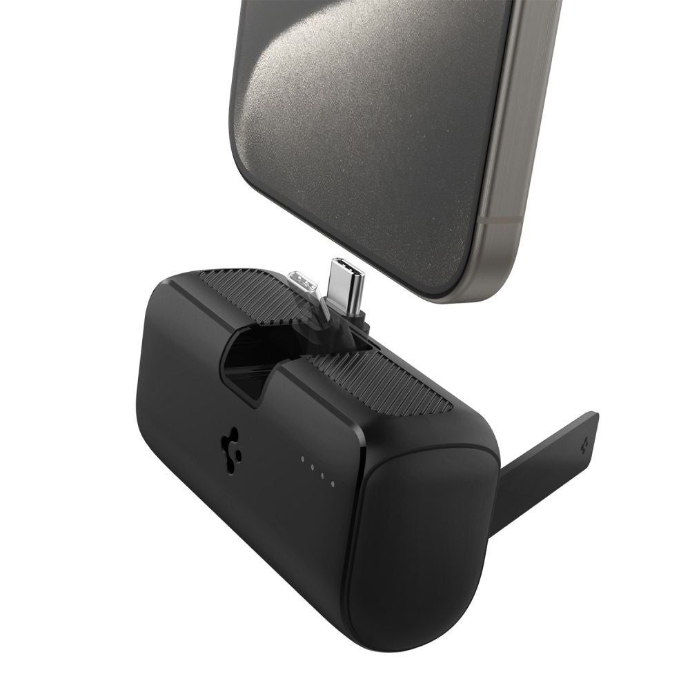 Ekstern batteri Spigen, 5000mAh, 22.5W, PD, 1 x USB-C, Svart