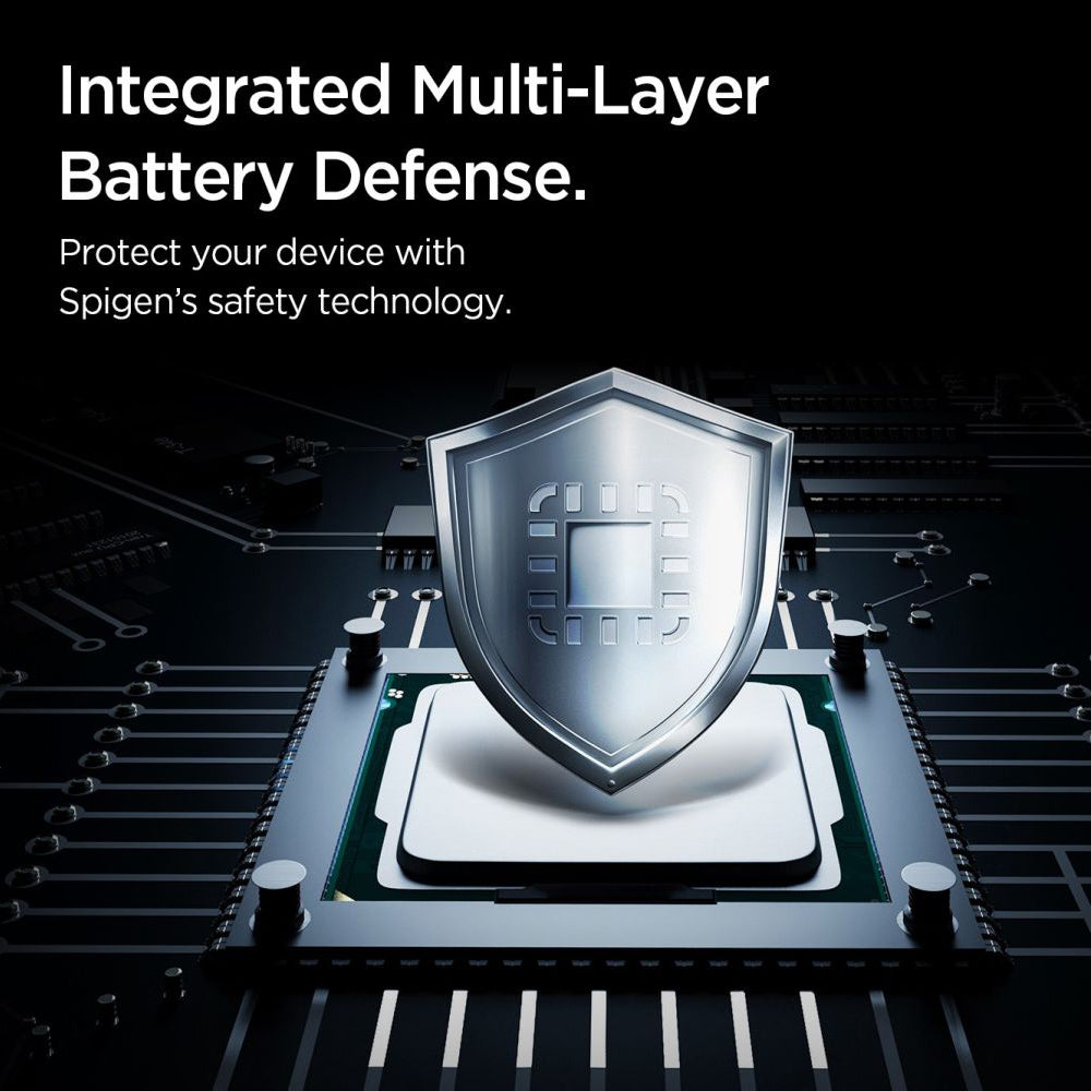 Ekstern batteri Spigen Essential, 10000mAh, 22.5W, QC + PD, 1 x USB-A - 2 x USB-C, Svart