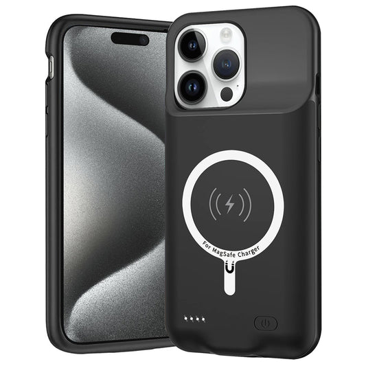 Ekstern batteripakke Techsuit Power Pro Battery Case for Apple iPhone 15 Pro Max, 8500mAh, Svart