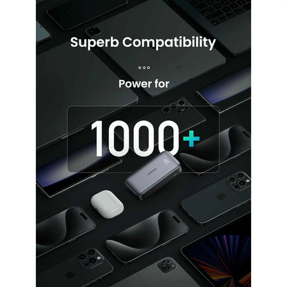 UGREEN PB502 Eksternt batteri, 10000 mAh, 30 W, QC + PD, 1 x USB-A - 1 x USB-C, grå 