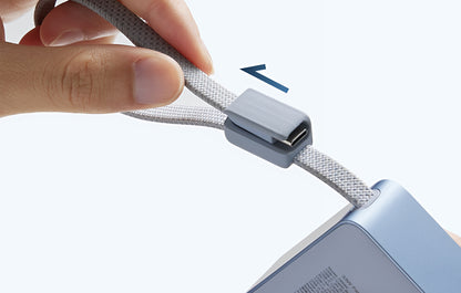 Ekstern batteri UGREEN PB584 (75173B), 10000mAh, 33W, QC + PD, 1 x USB-A - 2 x USB-C, Blå