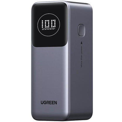 UGREEN PB724 Eksternt batteri, 12000 mAh, 100 W, QC + PD, 1 x USB-A - 1 x USB-C, grå 
