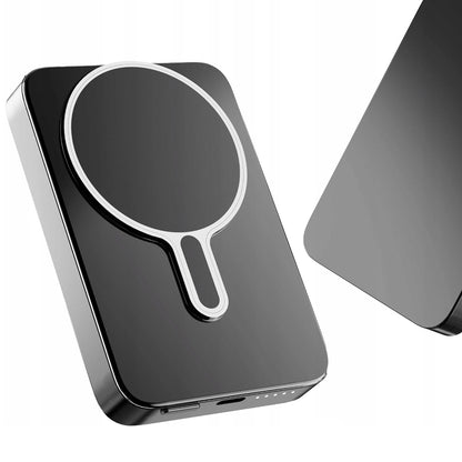 Trådløst Eksternt Batteri 3MK MagSnap Go, 10000mAh, 20W, PD + FQI, 1 x QI - 1 x USB-C, Grå