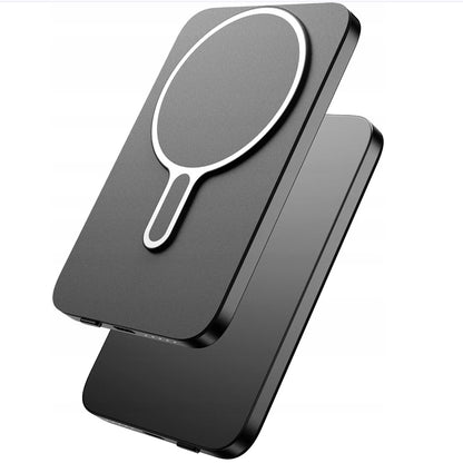 Trådløst Eksternt Batteri 3MK MagSnap Go, 5000mAh, 20W, PD + FQI, 1 x QI - 1 x USB-C, Grå