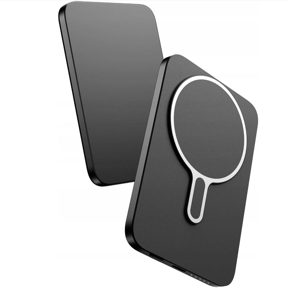 Trådløst Eksternt Batteri 3MK MagSnap Go, 5000mAh, 20W, PD + FQI, 1 x QI - 1 x USB-C, Grå