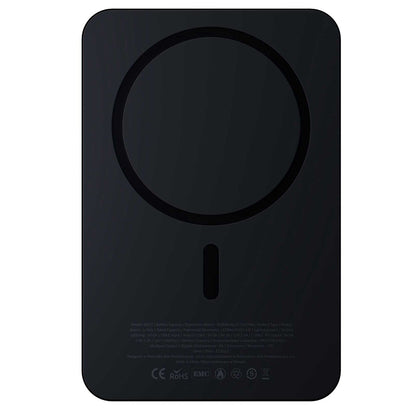 Ekstern trådløs batteri 3MK MagSynergy Ni+, 5000mAh, 22.5W, PD + FQI, 1 x QI - 1 x USB-C, Svart