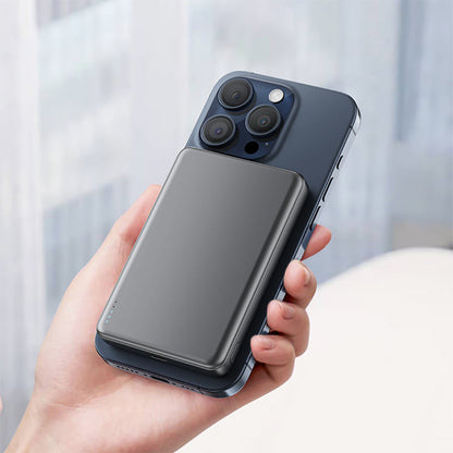 Trådløst Eksternt Batteri Acefast M12, 10000mAh, 20W, PD + FQI, 1 x QI - 1 x USB-C, Svart
