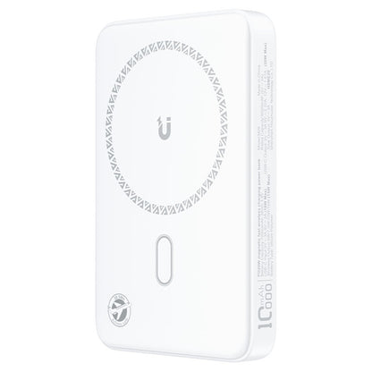 Trådløs Ekstern Batteri Acefast M26, 10000mAh, 20W, PD + FQI, 1 x QI - 1 x USB-C, Hvit