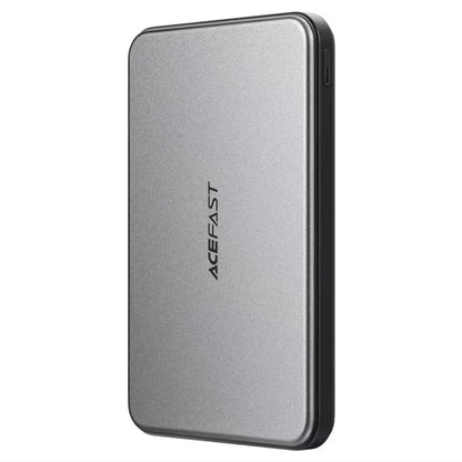 Ekstern trådløs batteri Acefast M30, 5000mAh, 20W, PD + FQI, 1 x QI - 2 x USB-C, Svart