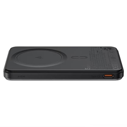 Ekstern trådløs batteri Acefast M30, 5000mAh, 20W, PD + FQI, 1 x QI - 2 x USB-C, Svart