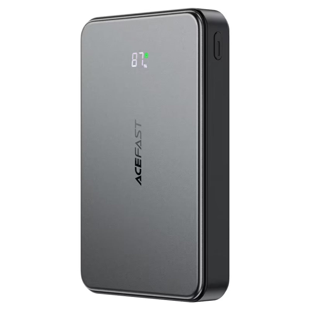 Ekstern trådløs batteri Acefast M31, 10000mAh, 22.5W, QC + PD + FQI, 1 x QI - 1 x USB-A - 2 x USB-C, Svart