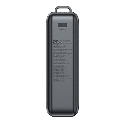 Ekstern batteri Acefast M4, 20000mAh, 67W, PD, 1 x USB-A - 2 x USB-C, Svart