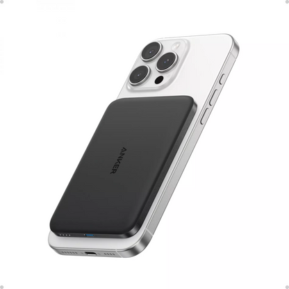 Trådløs ekstern batteri Anker Nano, 5000mAh, 20W, PD + FQI, 1 x QI - 1 x USB-C, Svart A1665H11