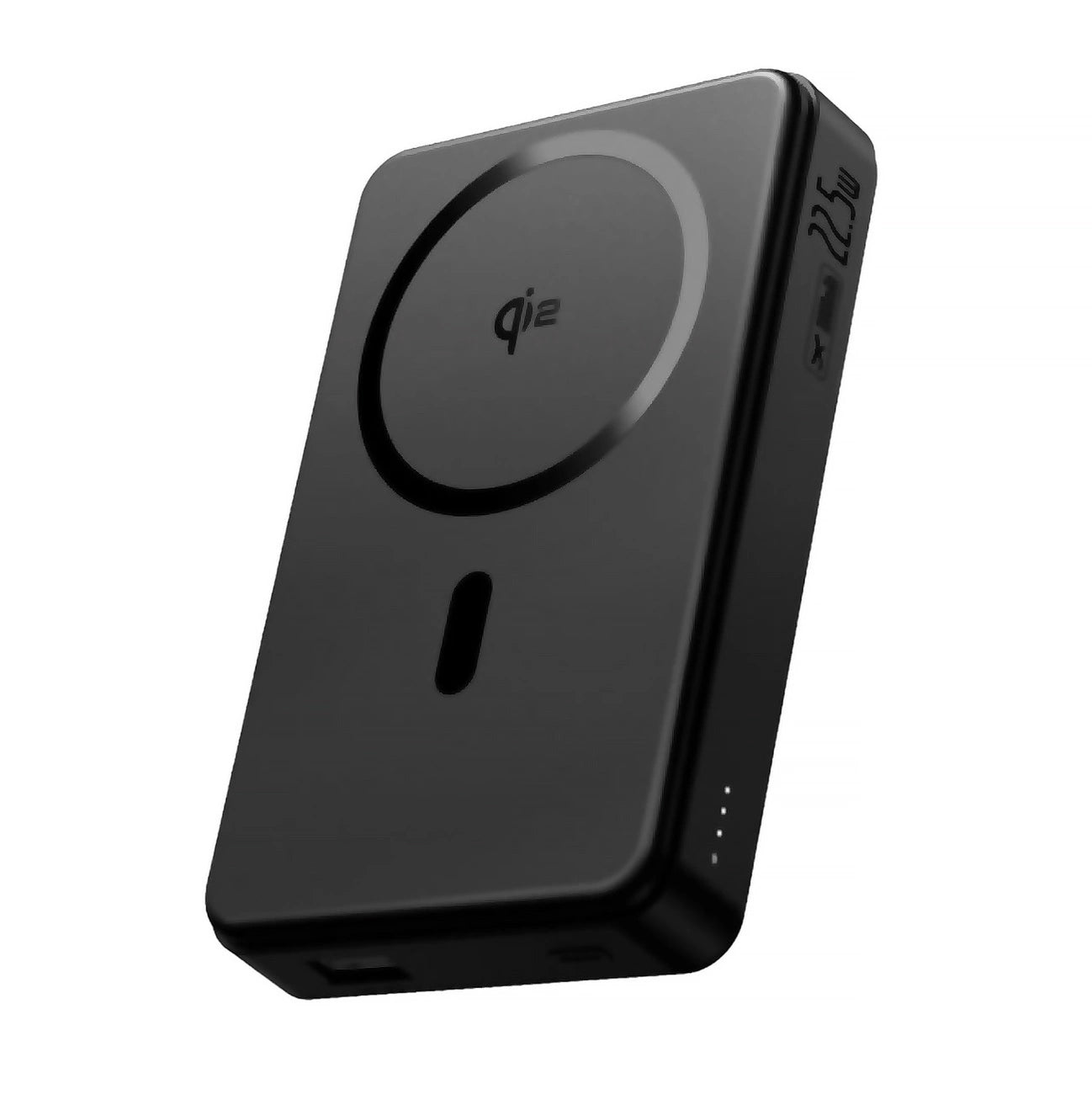 Ekstern trådløs batteri Baseus Airpow2 Qi2, 10000mAh, 22.5W, QC + PD + FQI, 1 x QI - 1 x USB-A - 1 x USB-C, Svart P10080000123-00