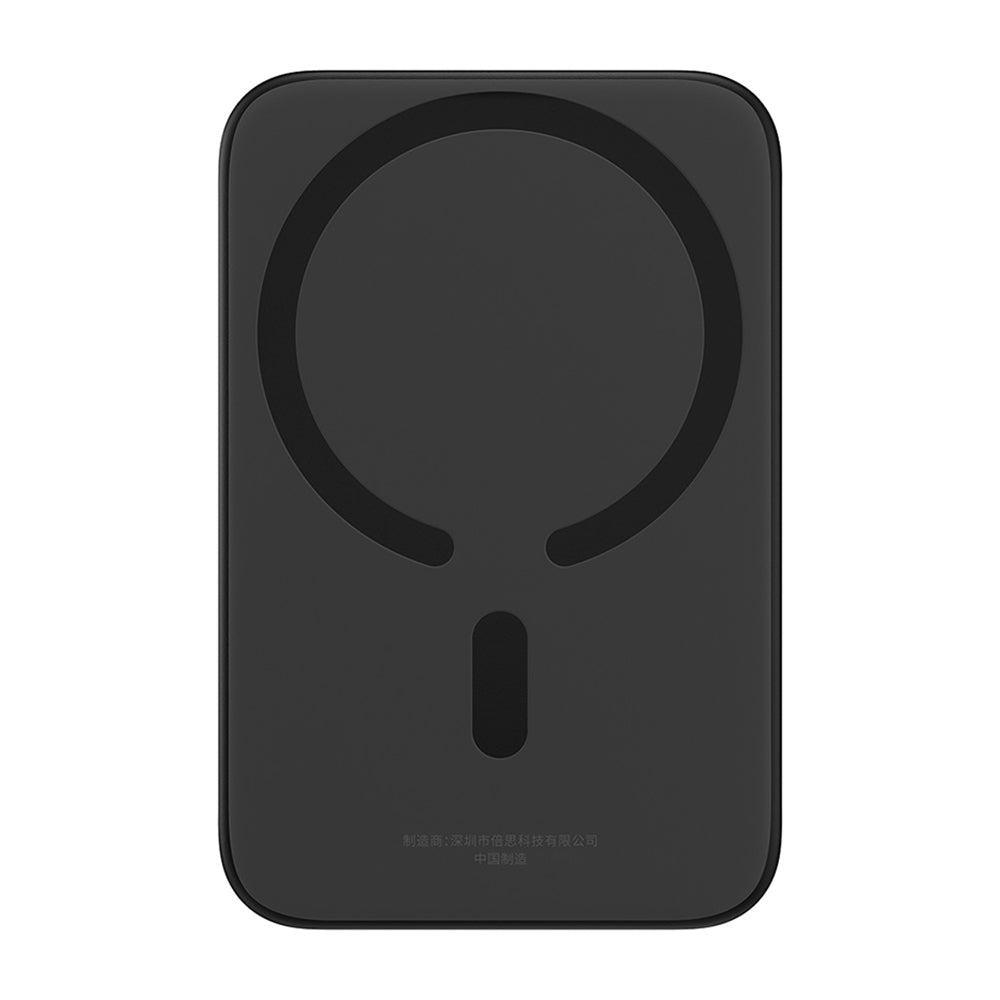 Ekstern trådløs batteri Baseus Mini Air, 6000mAh, 20W, PD + FQI, 1 x QI - 1 x USB-C, Svart P10059002113-00