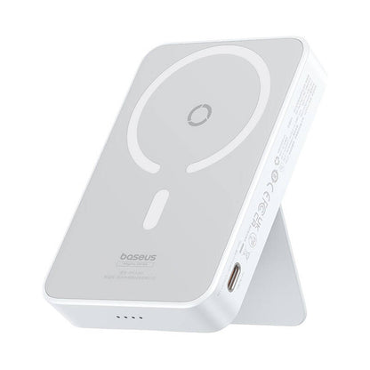 Ekstern trådløs batteri Baseus MagPro PPCXZ05, 5000mAh, 20W, PD + FQI, 1 x QI - 1 x USB-C, Hvit P10064101223-00