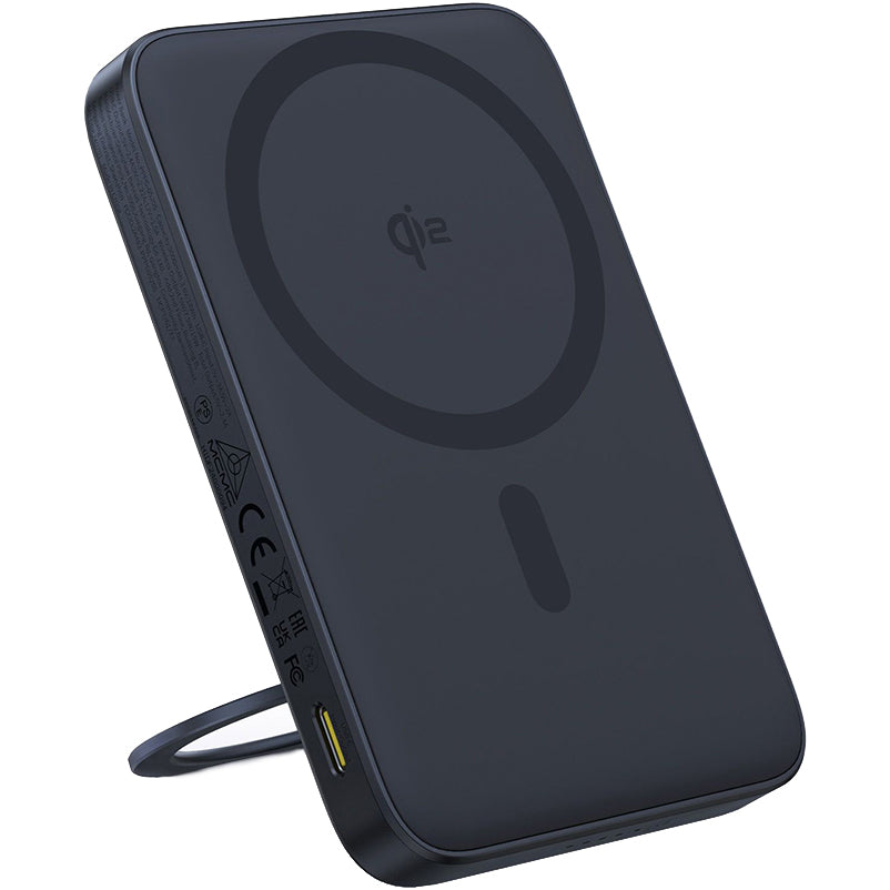 Ekstern trådløs batteri Baseus PicoGo, 5000mAh, 20W, PD + FQI, 1 x QI - 1 x USB-C, Svart P10076802123-00