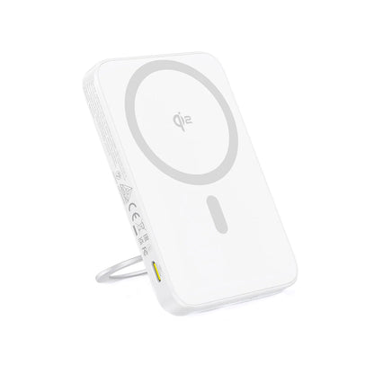Ekstern trådløs batteri Baseus PicoGo, 5000mAh, 20W, PD + FQI, 1 x QI - 1 x USB-C, Hvit P10076800213-01