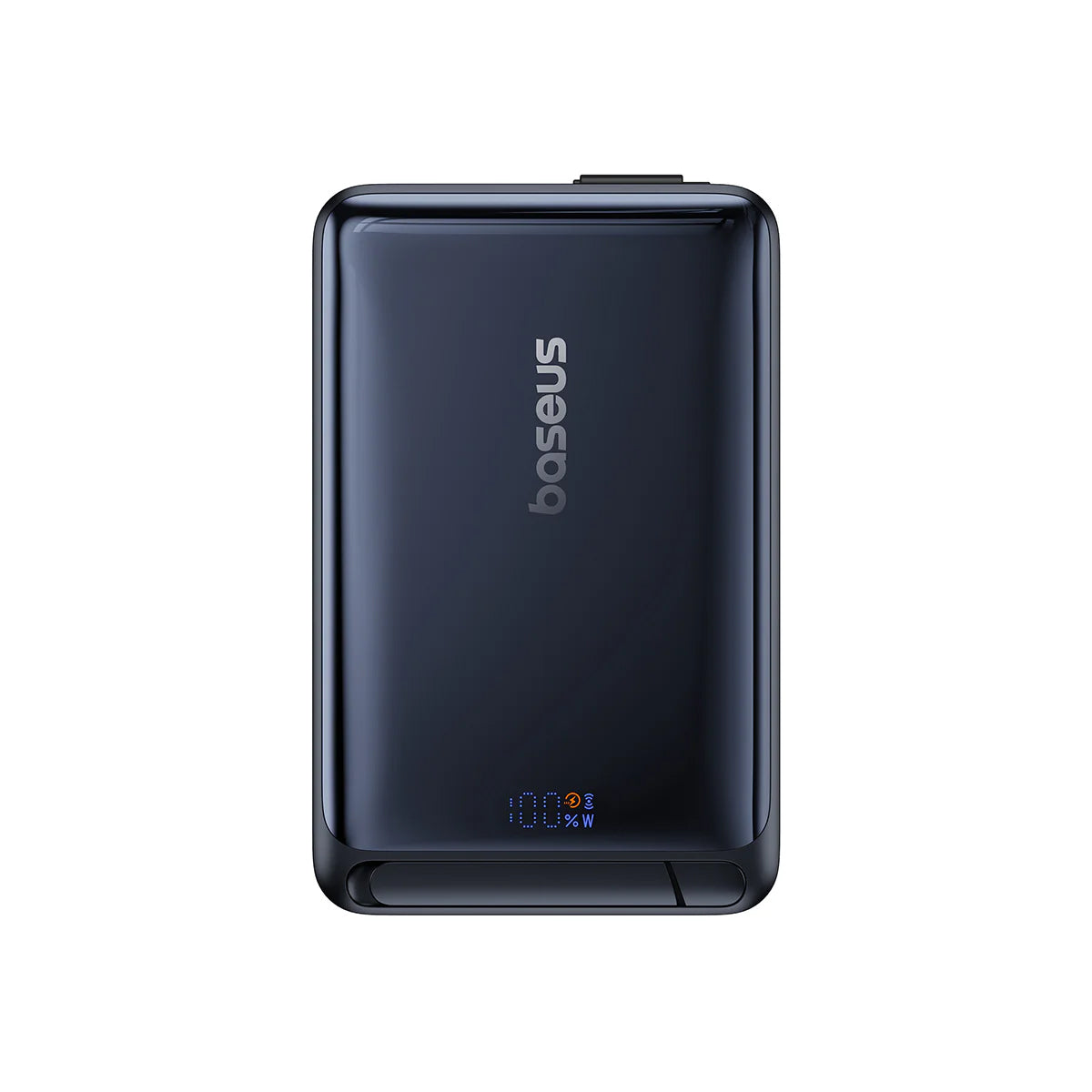 Ekstern trådløs batteri Baseus Nomos, 10000mAh, 45W, PD + FQI, 1 x QI - 2 x USB-C, Svart P10078800123-00
