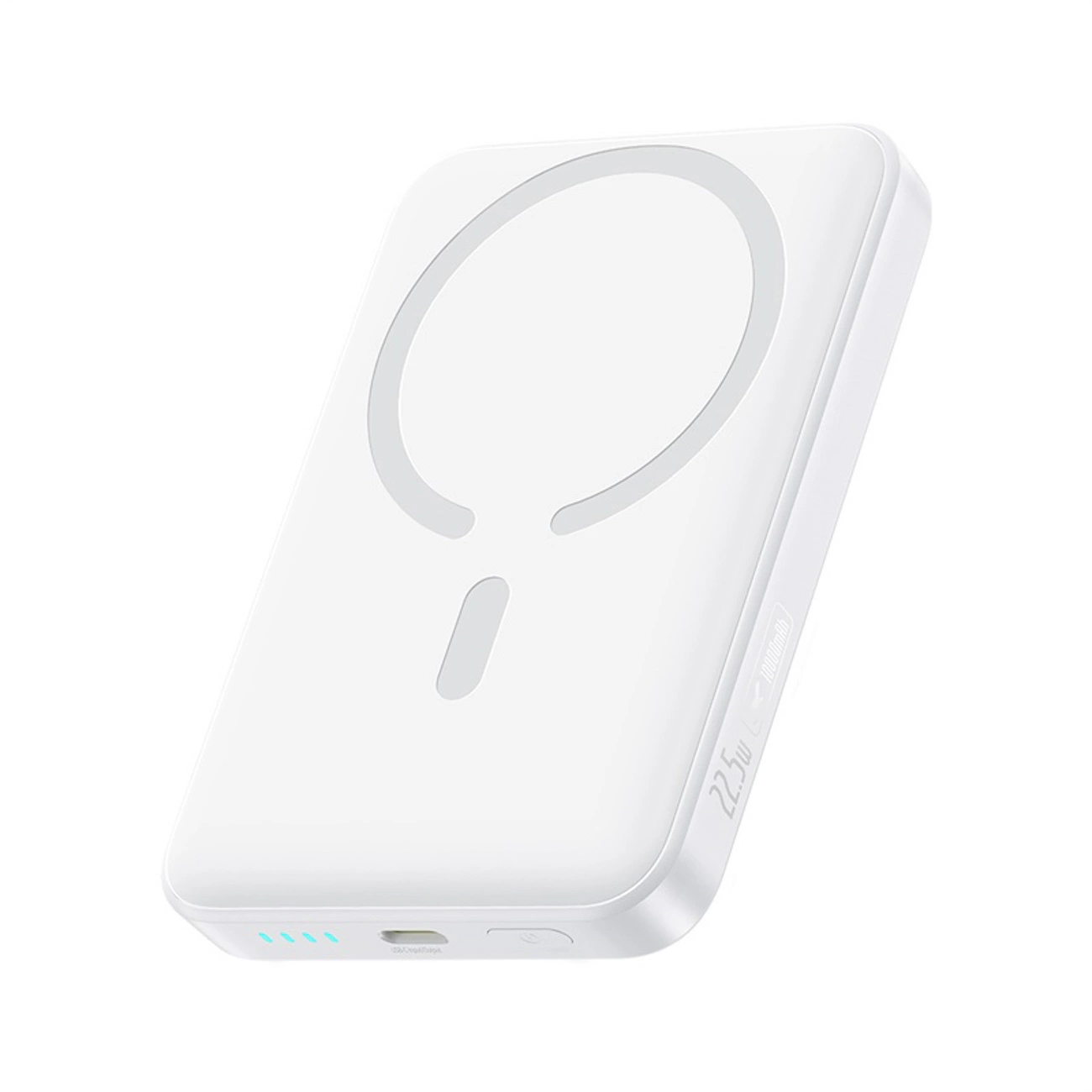 Ekstern trådløs batteri Baseus EnerFill FM11 Ultra-Mini, 10000mAh, 22.5W, PD + FQI, 1 x QI - 1 x USB-C, Hvit P1008210E213-00