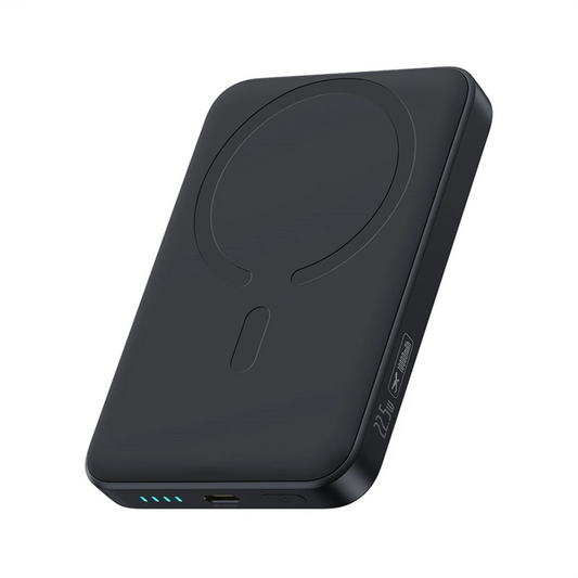 Ekstern trådløs batteri Baseus EnerFill FM11 Ultra-Mini, 10000mAh, 22.5W, PD + FQI, 1 x QI - 1 x USB-C, Svart P1008210E123-00