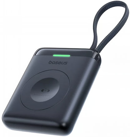 Baseus EnerFill FW11 trådløs ekstern batteri for Apple Watch Series, 1640mAh, 5W, 1 x QI, svart E0205301