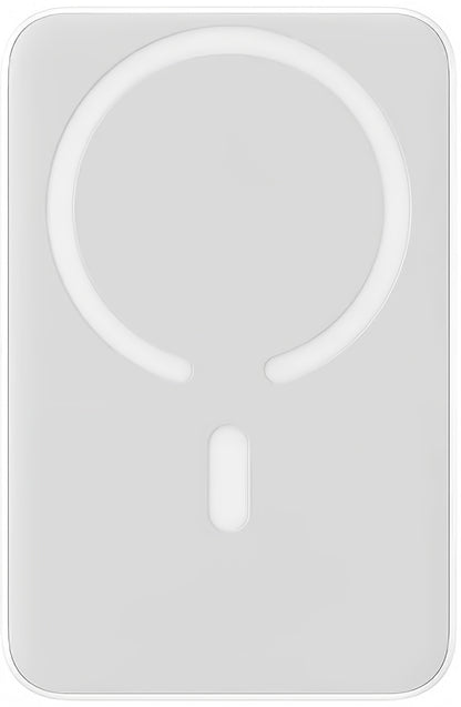 Ekstern trådløs batteri Baseus Magnetic Mini, 10000mAh, 20W, PD + FQI, 1 x QI - 1 x USB-C, Hvit PPCX07002