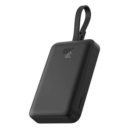 Ekstern trådløs batteri Baseus Magnetic Mini, 10000mAh, 30W, PD + FQI, 1 x QI - 2 x USB-C, Svart P1002210B113-00