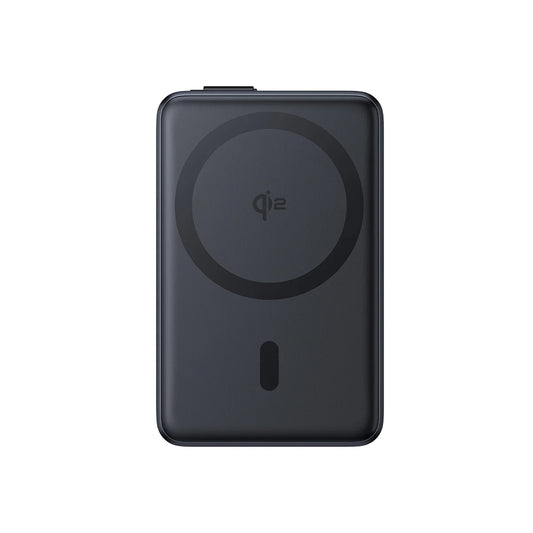 Ekstern trådløs batteri Baseus Nomos, 10000mAh, 45W, PD + FQI, 1 x QI - 2 x USB-C, Svart P10078800123-00