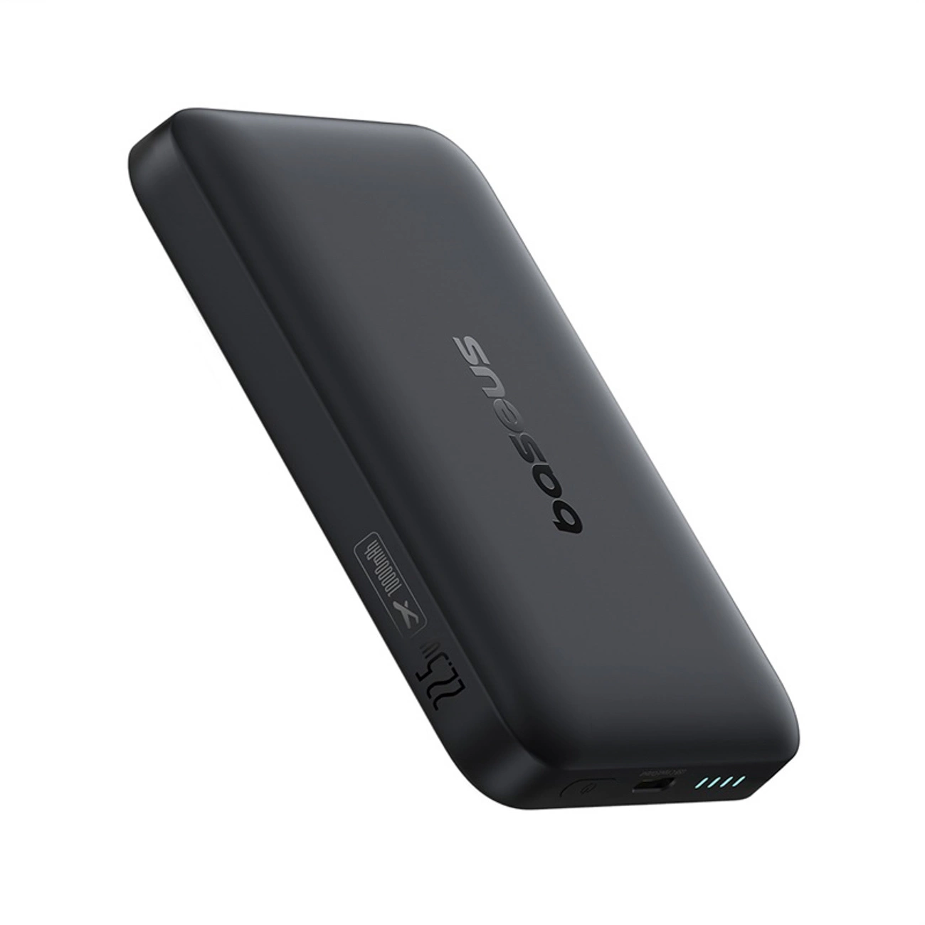 Ekstern trådløs batteri Baseus EnerFill FM11 Ultra-Mini, 10000mAh, 22.5W, PD + FQI, 1 x QI - 1 x USB-C, Svart P1008210E123-00