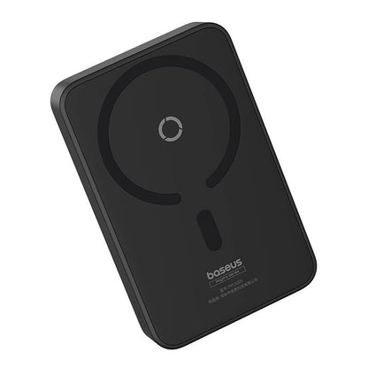 Ekstern trådløs batteri Baseus MagPro PPCXZ05, 5000mAh, 20W, PD + FQI, 1 x QI - 1 x USB-C, Svart, Reseglet P10064101123-00