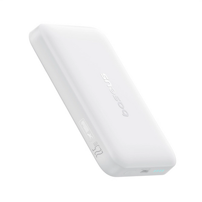 Ekstern trådløs batteri Baseus EnerFill FM11 Ultra-Mini, 10000mAh, 22.5W, PD + FQI, 1 x QI - 1 x USB-C, Hvit P1008210E213-00