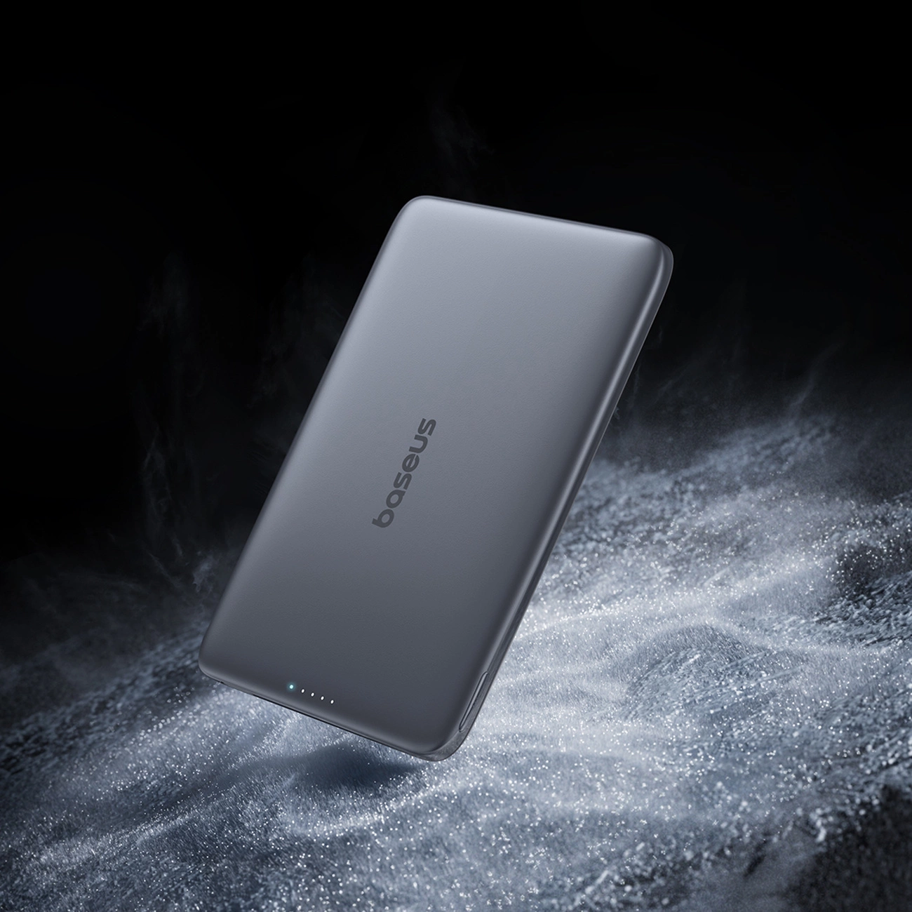 Ekstern trådløs batteri Baseus PicoGo AM41, 5000mAh, 20W, PD + FQI, 1 x QI - 1 x USB-C, Svart
