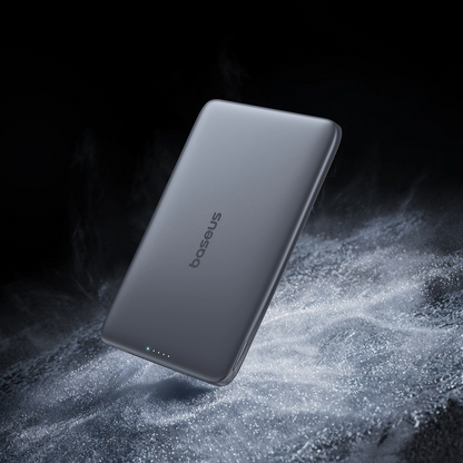 Ekstern trådløs batteri Baseus PicoGo AM41, 5000mAh, 20W, PD + FQI, 1 x QI - 1 x USB-C, Svart
