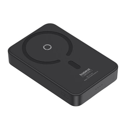 Ekstern trådløs batteri Baseus MagPro PPCXZ05, 5000mAh, 20W, PD + FQI, 1 x QI - 1 x USB-C, Svart, Reseglet P10064101123-00