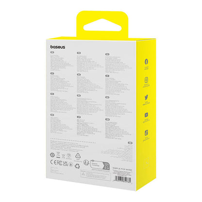 Ekstern trådløs batteri Baseus Magnetic Mini, 10000mAh, 30W, PD + FQI, 1 x QI - 2 x USB-C, Svart P1002210B113-00