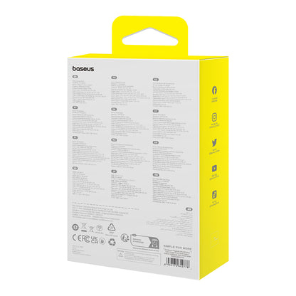 Ekstern trådløs batteri Baseus Magnetic Mini, 10000mAh, 30W, PD + FQI, 1 x QI - 2 x USB-C, Hvit P1002210B223-00
