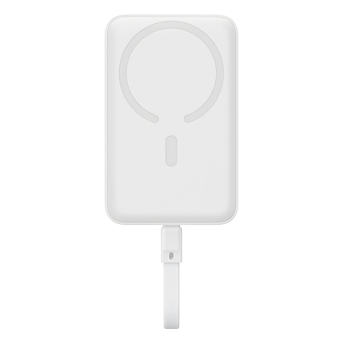 Ekstern trådløs batteri Baseus Magnetic Mini, 10000mAh, 30W, PD + FQI, 1 x QI - 2 x USB-C, Hvit P1002210B223-00