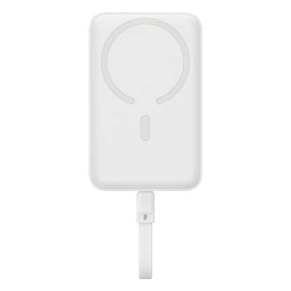 Ekstern trådløs batteri Baseus Magnetic Mini, 10000mAh, 30W, PD + FQI, 1 x QI - 2 x USB-C, Hvit P1002210B223-00