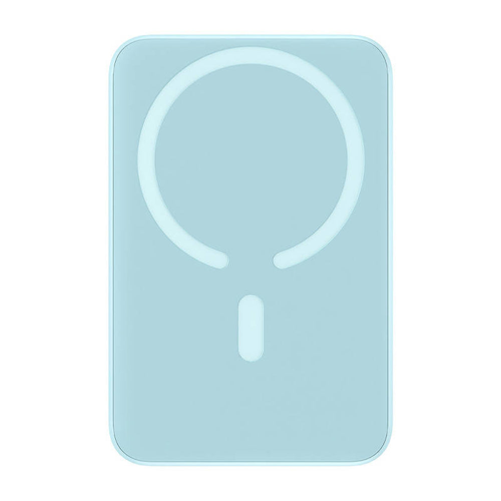 Ekstern trådløs batteri Baseus Magnetic Mini, 10000mAh, 20W, PD + FQI, 1 x QI - 1 x USB-C, Blå PPCX110103