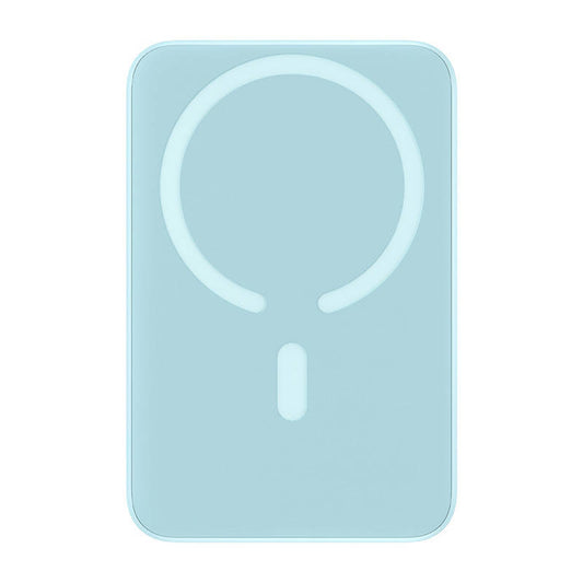 Ekstern trådløs batteri Baseus Magnetic Mini, 10000mAh, 20W, PD + FQI, 1 x QI - 1 x USB-C, Blå PPCX110103