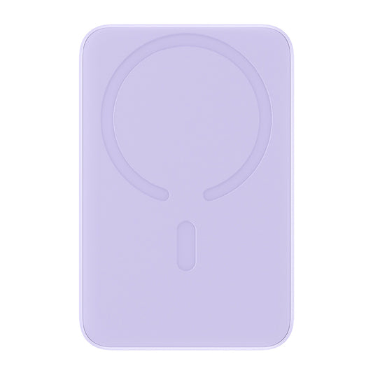Ekstern trådløs batteri Baseus Magnetic Mini, 10000mAh, 20W, PD + FQI, 1 x QI - 1 x USB-C, Lilla PPCX110105