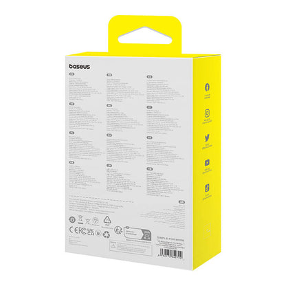 Ekstern trådløs batteri Baseus Magnetic Mini, 10000mAh, 30W, PD + FQI, 1 x Lightning - 1 x QI - 1 x USB-C, Blå P1002210B333-00