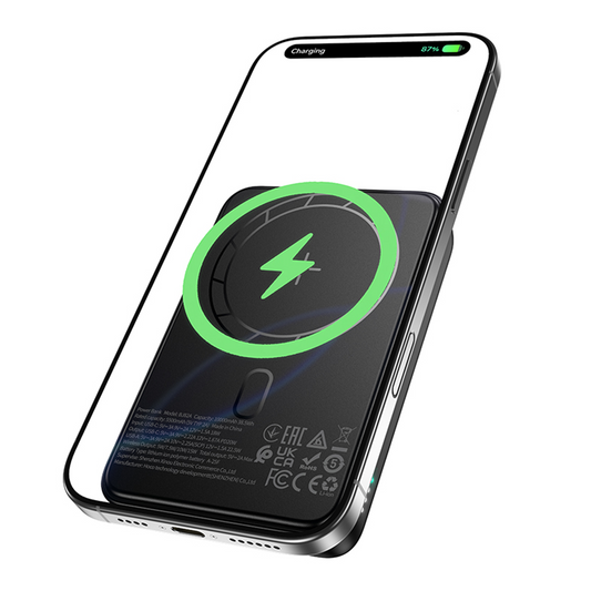 Trådløs Ekstern Batteri Borofone BJ82A Dawn, 10000mAh, 22.5W, QC + PD + FQI, 1 x QI - 1 x USB-A - 1 x USB-C, Svart