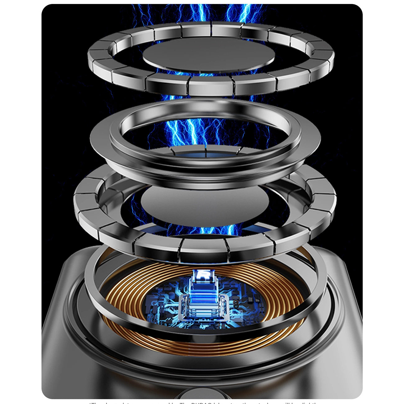 Ekstern trådløs batteri Dudao K29, 10000mAh, 20W, PD + FQI, 1 x Lightning - 1 x QI - 1 x USB-C, Grå