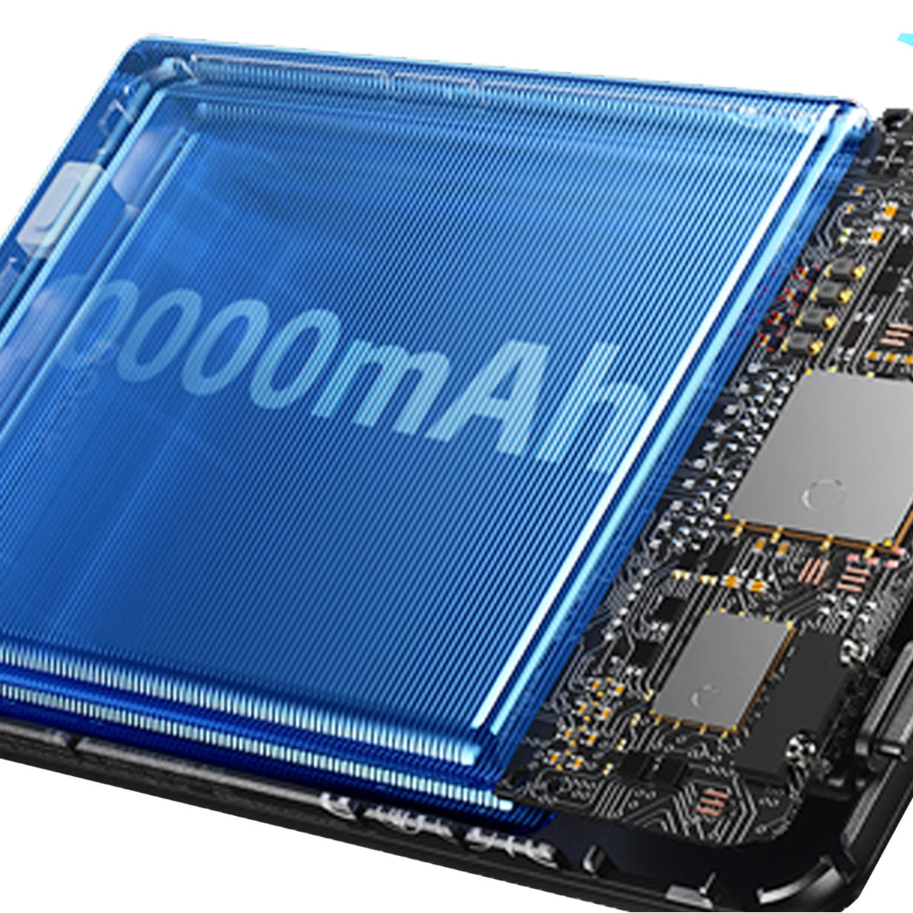 Ekstern trådløs batteri Dudao K29, 10000mAh, 20W, PD + FQI, 1 x Lightning - 1 x QI - 1 x USB-C, Grå