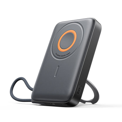 Ekstern trådløs batteri Joyroom JR-PBM02, 10000mAh, 22.5W, PD + FQI, 1 x QI - 2 x USB-C, Svart