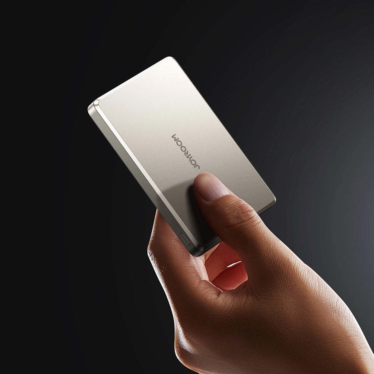 Ekstern trådløs batteri Joyroom JR-PBM08 Pro, 10000mAh, 20W, PD + FQI, 1 x QI - 1 x USB-C, Beige